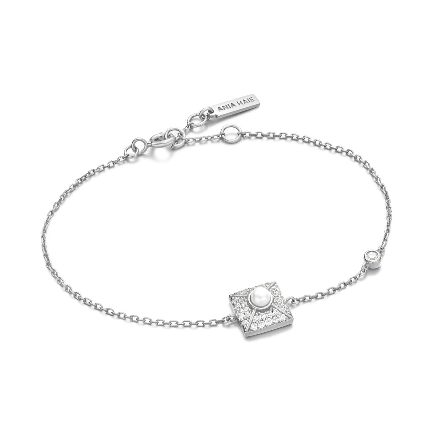  Modern Muse - Gliederarmbänder - Silber / Rhodiniert - Perle - 18,5cm
